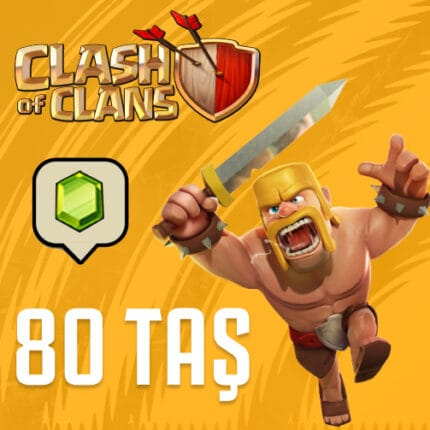 clash of clans 80 taş