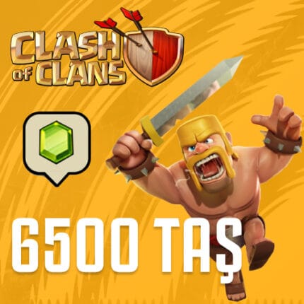 clash of clans 6500 elmas