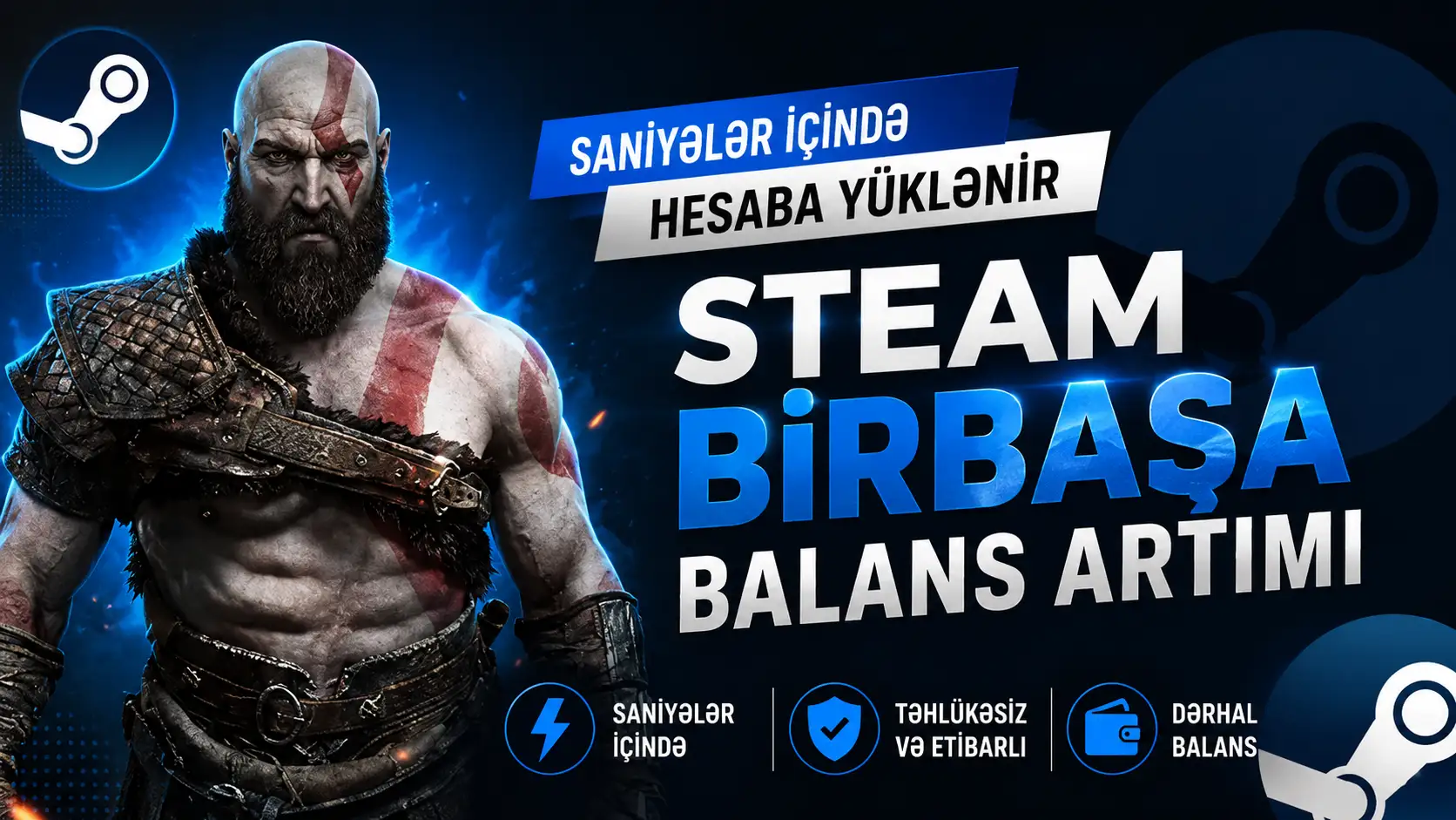 Azərbaycanda Steam balansının artırılması